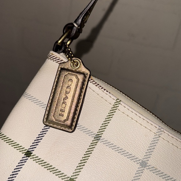 COACH Peyton purse Tattersall File Crossbody - Picture 6 of 10